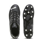 PUMA Attacanto Men's Soccer Cleats - Black/Silver 11.5