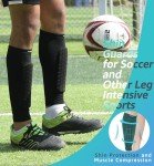 HiRui Soccer Shin Guards with Compression Sleeve, Black