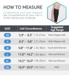 HiRui Soccer Shin Guards with Compression Sleeve, Black