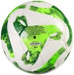 adidas Tiro Match Ball for Adults, White/Green