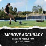 SKLZ Portable Soccer Rebounder Training Board, Black