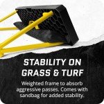 SKLZ Portable Soccer Rebounder Training Board, Black