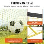 VEVOR 2-in-1 Soccer Training Rebound Net 183x130 cm