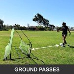 QUICKPLAY TEKKERS TRAINER Soccer Rebounder & Pass Nets