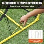 VEVOR 2-in-1 Soccer Training Rebound Net 183x130 cm