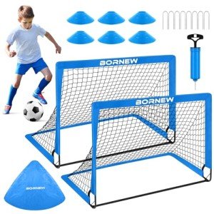 Kids Portable Soccer Goal Set for Backyard Fun