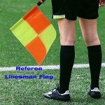 Soccer Referee Flag Set with Whistles and Cards