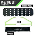 QuickPlay 4-in-1 Portable Soccer Rebounder Board