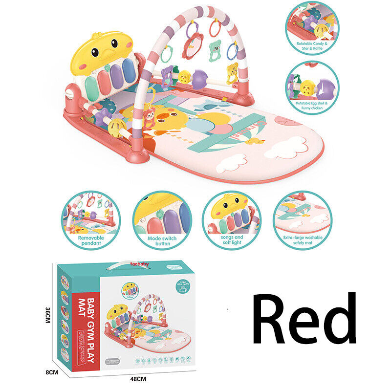 Pink Baby Jigsaw Mats with Music and Piano