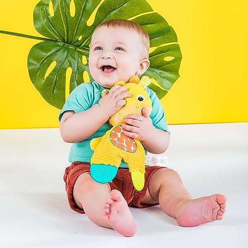 Bright Starts Giraffe Plush Teether Toy for Babies