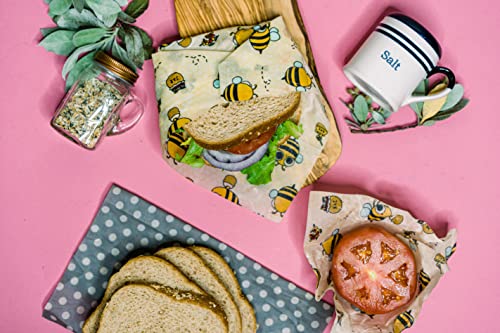Eco Glow Assorted Reusable Beeswax Food Wraps