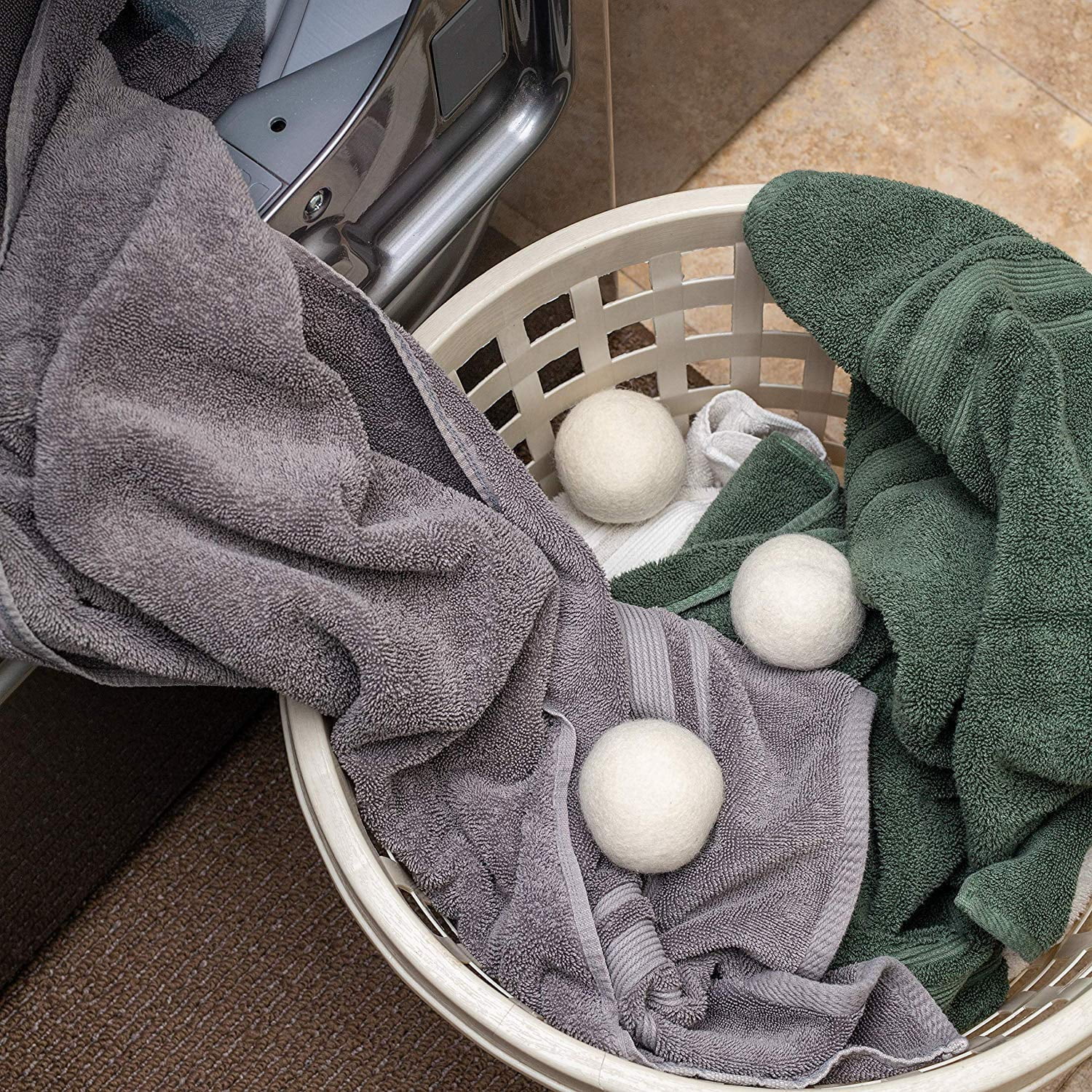 Ecoigy Reusable Wool Dryer Balls for Soft Laundry