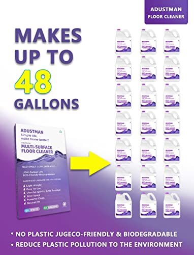 Biodegradable Lavender Floor Cleaner Refill Sheets