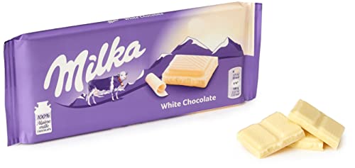 Milka Creamy White Chocolate Bar 100g