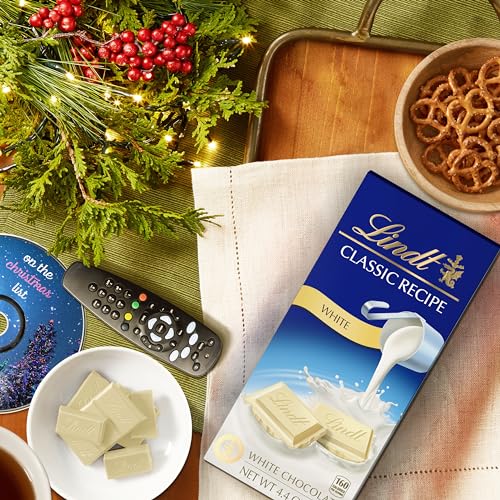 Lindt White Chocolate Bar - Holiday Treat, 12 Pack