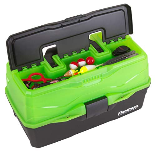 Flambeau 3-Tray Tackle Box in Frost Green/Black