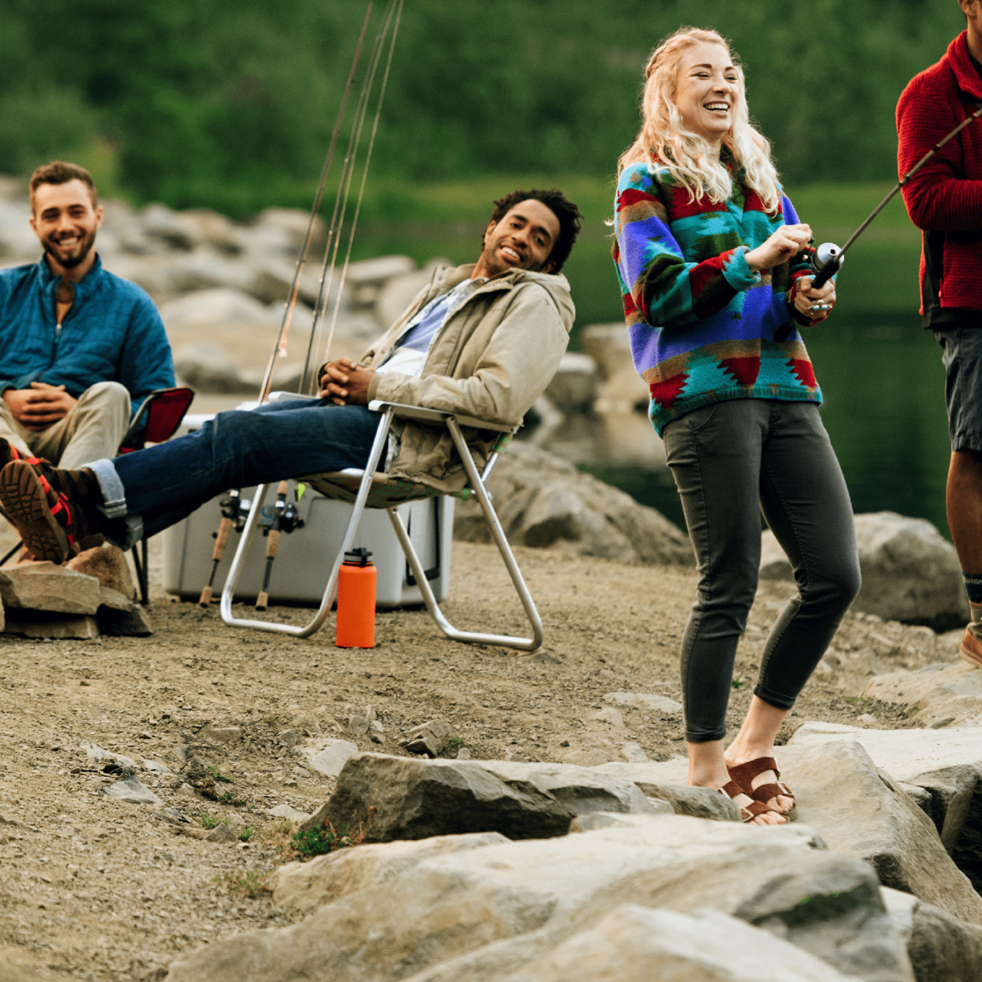 Zebco Roam Fishing Reel, Size 30 - Blue