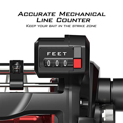 KastKing ReKon Right-Handed Line Counter Trolling Reel