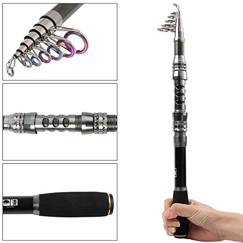 Sougayilang Carbon Fiber Telescopic Fishing Rod