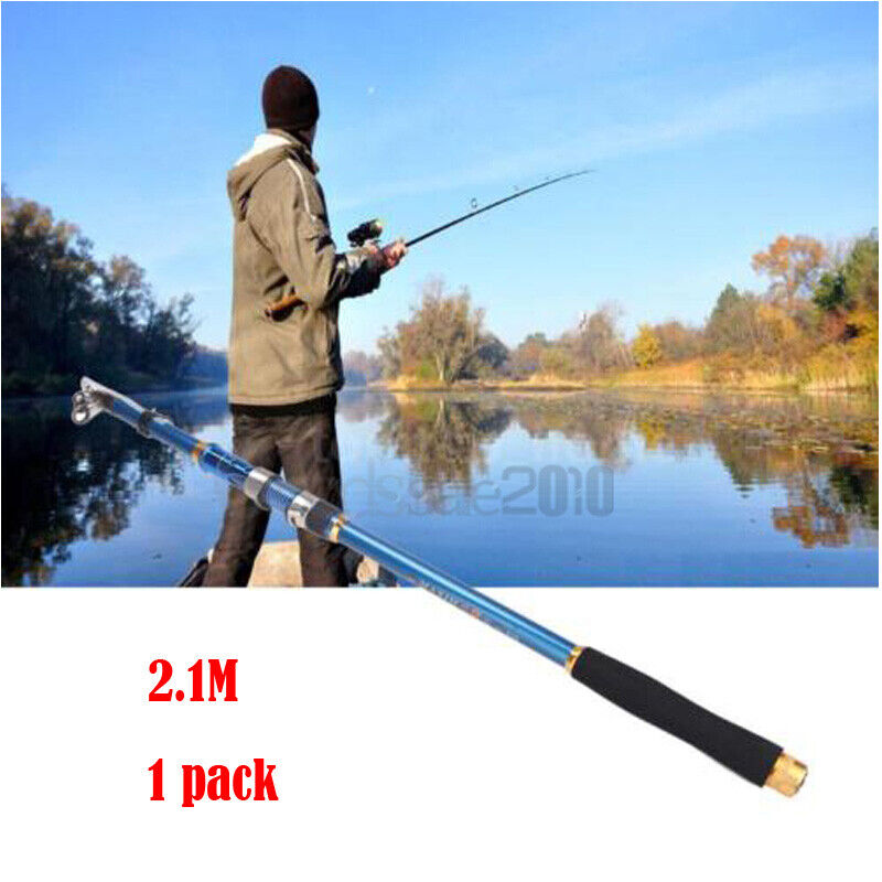 Carbon Fiber Telescopic Fishing Rod - 2.1m