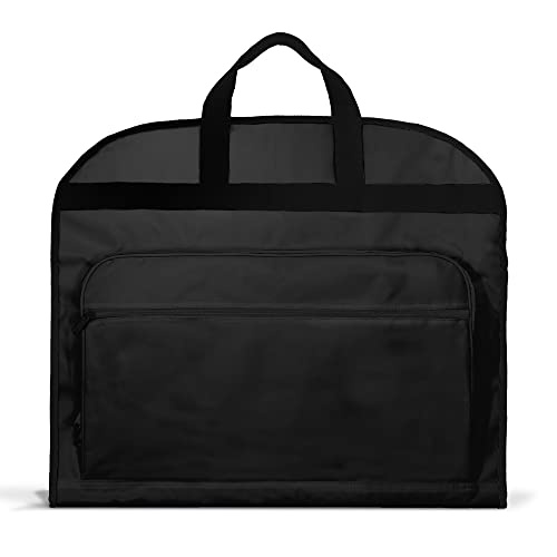 39" Business Garment Bag Cover for Suits and Dresses Clothing Foldable w Pockets