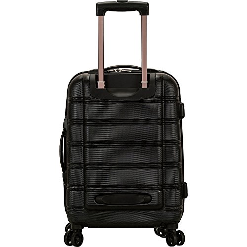 Rockland Melbourne 20-Inch Expandable Abs Carry On Luggage - Black