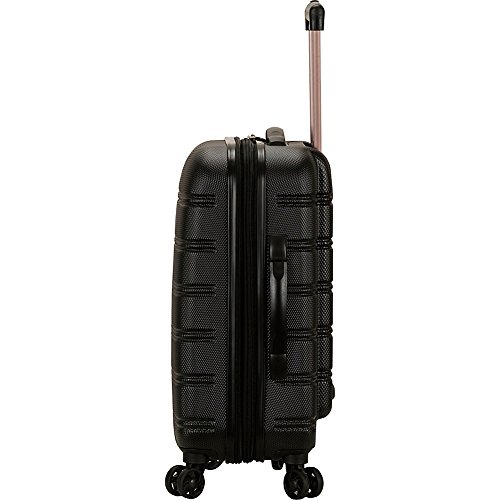 Rockland Melbourne 20-Inch Expandable Abs Carry On Luggage - Black