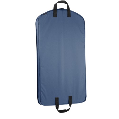 WallyBags Lightweight Durable Garment Bag for Travel and Storage, Navy, 40-inch