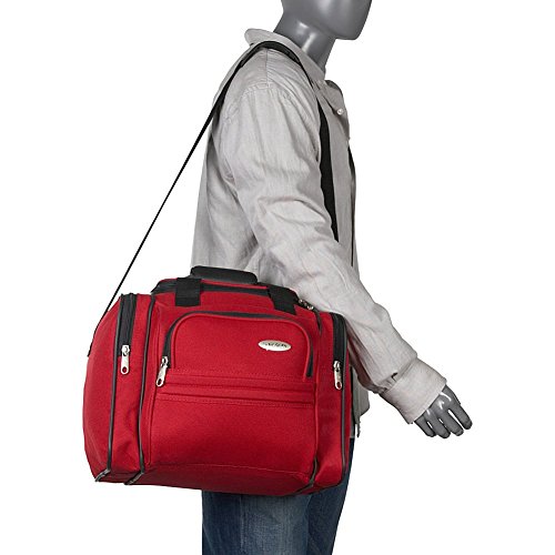 Red Samsonite 5-Piece Luggage Bundle