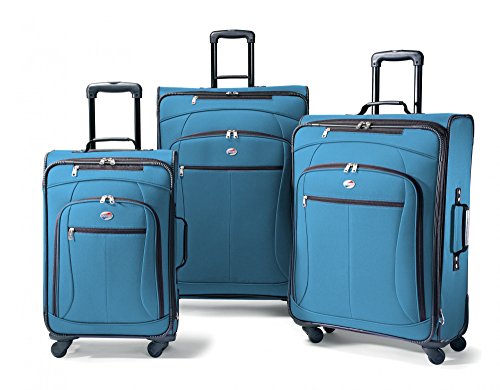 American Tourister AT Pop 3pc Spinner Set - Moroccan Blue