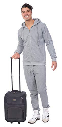 New Black Travel Carry On Suitcase On Wheels With Extendable Handle [Apparel]