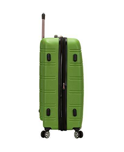 Rockland Melbourne Hardside Expandable Spinner Wheel Luggage, Green, 3-Piece Set (20/24/28)