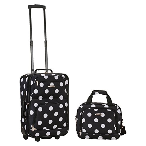 2 PC BLACKDOT LUGGAGE SET