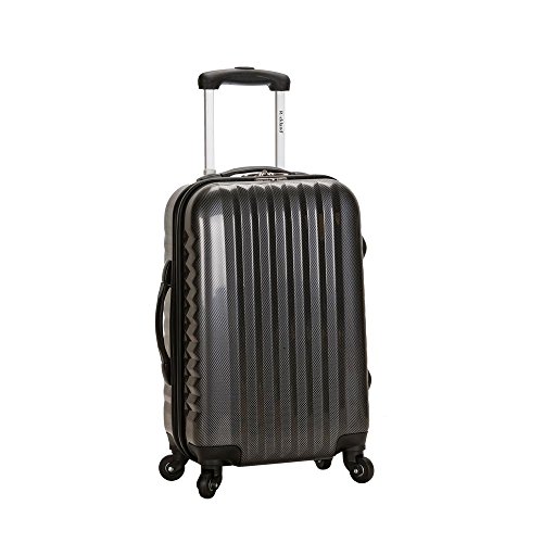 Rockland Luggage Melbourne 20 Inch Expandable Carry On, Carbon