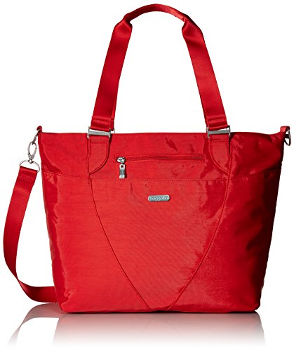 Baggallini Avenue Tote Bag - Lightweight, Water Resistant, Carry-On Travel Purse With Zippered Pockets and Laptop Sleeve