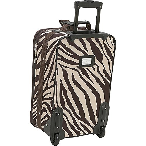 Rockland Fashion Softside Upright Luggage Set, Expandable, Purple Pearl, 2-Piece (14/19)