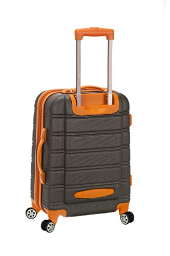 Rockland Melbourne Hardside Expandable Spinner Wheel Luggage, Charcoal, Carry-On 20-Inch