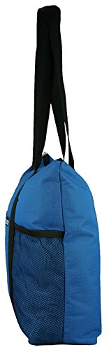 Ensign Peak Shoulder Tote with Multiple Pockets and Zipper Closure, Royal