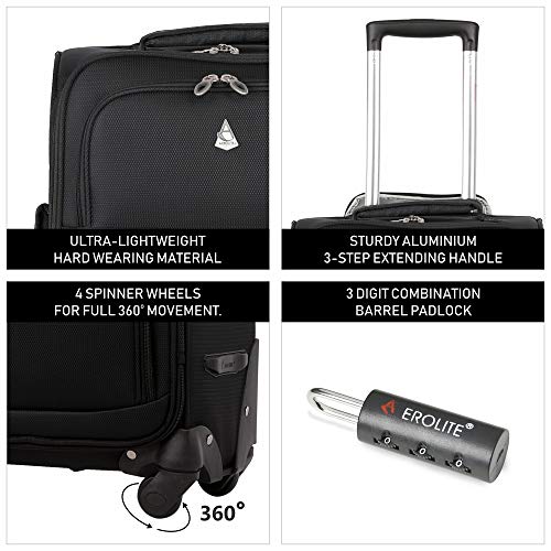 Airline Approved Carryon Suitcase for Delta, United, Southwest