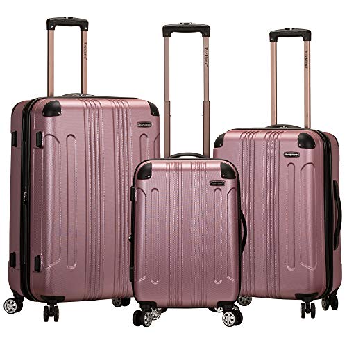 Pink Hardside Spinner Luggage Set: 3-Piece (20/24/28)