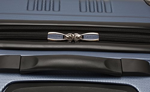 Rockland London Hardside Spinner Wheel Luggage, Blue, 3-Piece Set (20/24/28)