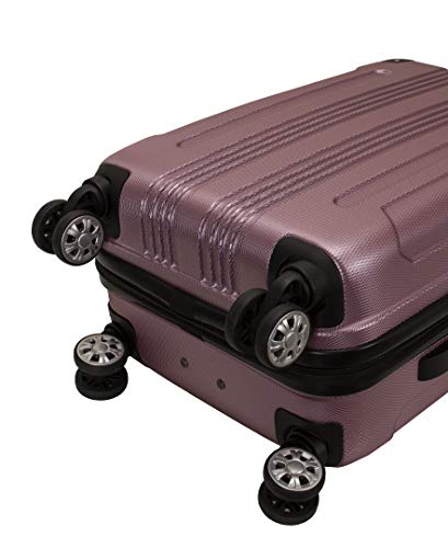 Pink Hardside Spinner Luggage Set: 3-Piece (20/24/28)
