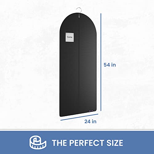 New Breathable 54" Suit/Dress Black Garment Bag by BAGS FOR LESS
