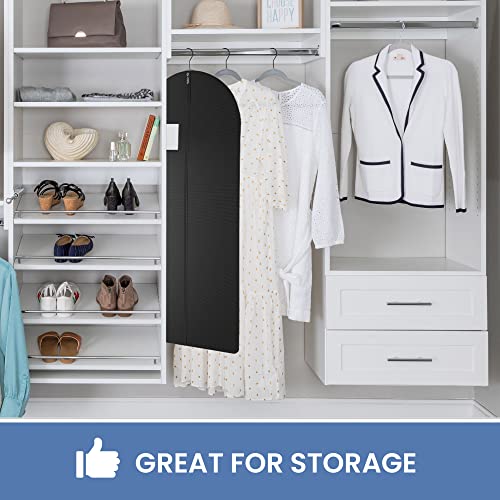 New Breathable 54" Suit/Dress Black Garment Bag by BAGS FOR LESS