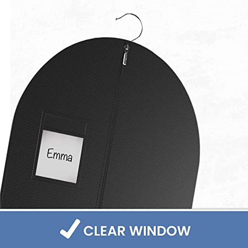 New Breathable 54" Suit/Dress Black Garment Bag by BAGS FOR LESS