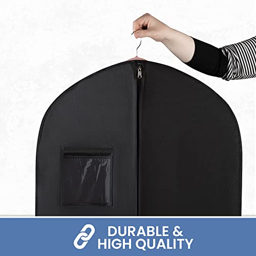 New Breathable 54" Suit/Dress Black Garment Bag by BAGS FOR LESS