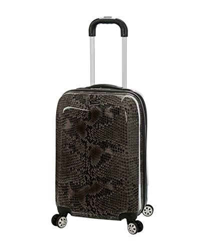 Rockland Vision Hardside Spinner Wheel Luggage, Snake, Carry-On 20-Inch