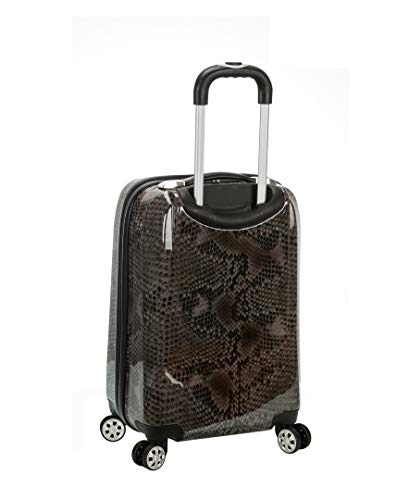 Rockland Vision Hardside Spinner Wheel Luggage, Snake, Carry-On 20-Inch