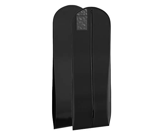 Black Wedding Gown Travel & Storage Garment Bag By Bags For Less - Soft, Breathable, Durable, Rip & Water Resistant Material