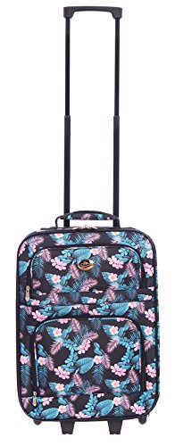 Jetstream 18 Inch Lightweight Luggage Softside Carry On Suitcase (Aloha)